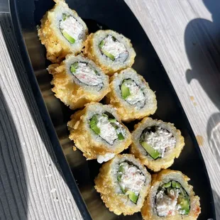 California deep fried roll