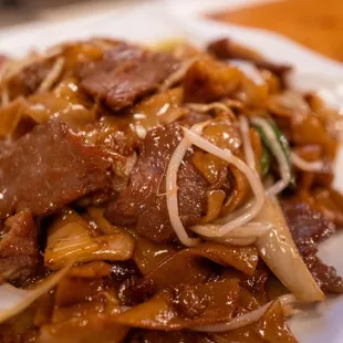 Beef Flank Rice Noodles