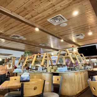 interior, sushi and sashimi