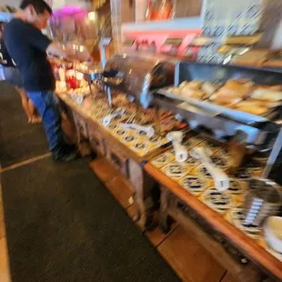 interior, bagels
