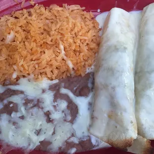 Chicken Chimichanga Dinner