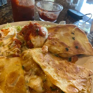 Shrimp quesadilla!
