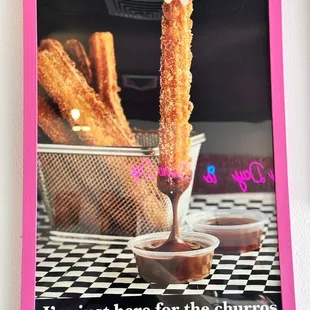 Lots of Churro-related jokes on the walls.