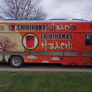 a colorful food truck