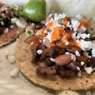 Delicious Carne asada taco