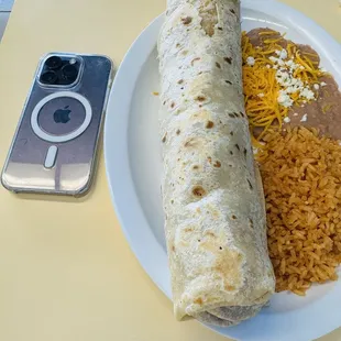 Chilaquiles Burrito Beef