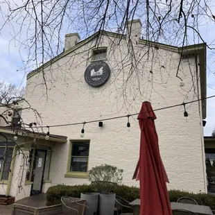 outside