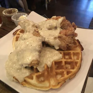 Fried Chicken And Waffles (Brunch)