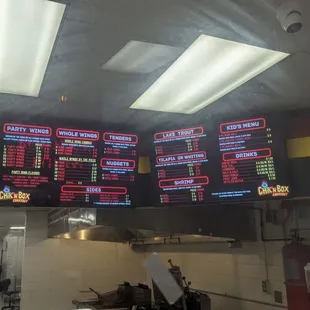 Menu tv board