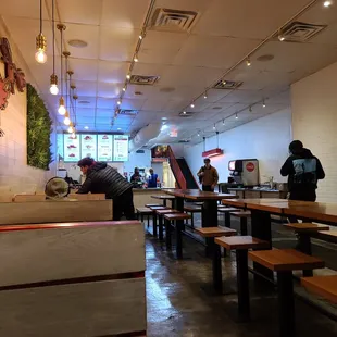 interior, sushi and sashimi