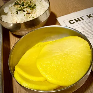 Turmeric Pickled Daikon