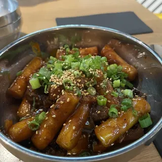 GF Brisket Rice Cakes