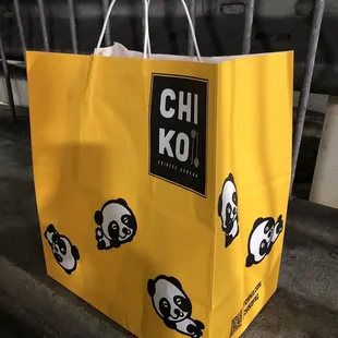 Takeout bag for two dinners