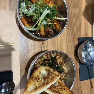 Shrimp&amp;Toast and Soy Glazed Brisket