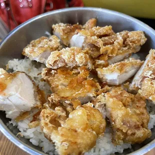 Crispy Chicken &amp; Furikake Rice