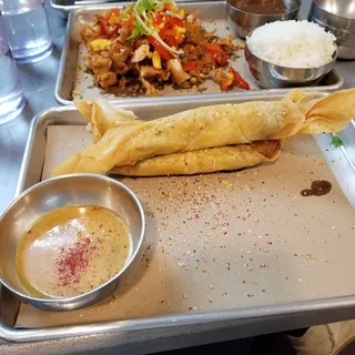 Crispy Chicken Spring Rolls