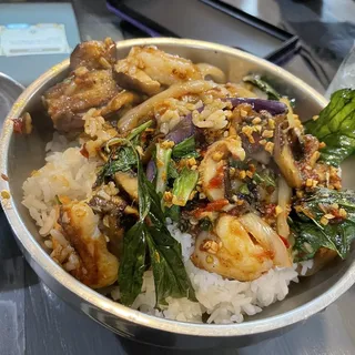 GF XO Stir Fried Shrimp Bowl