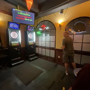 Darts, pool, and Karaoke