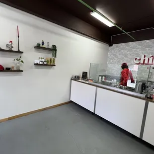 Counter view