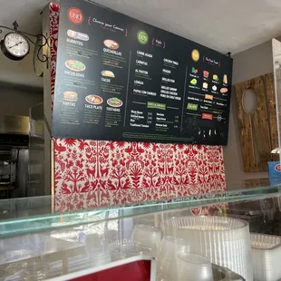 Menu inside