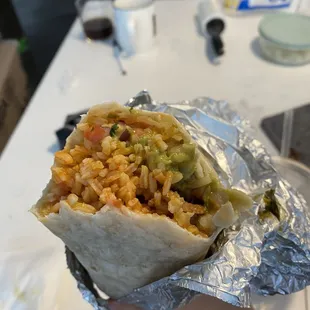 Chicken Tinga Burrito