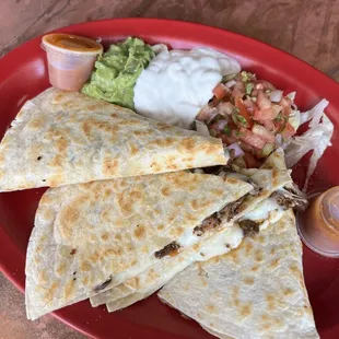 Carne asada quesadilla