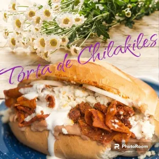 Tortas de Chilakiles rojos