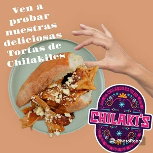 Tortas de chilakiles