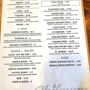 Menu - 10/20/23