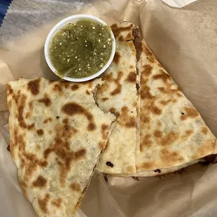 flank steak quesadilla