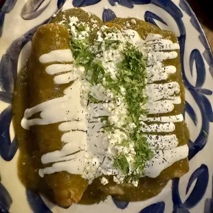 Enchiladas Verdes