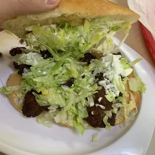 a plate of food