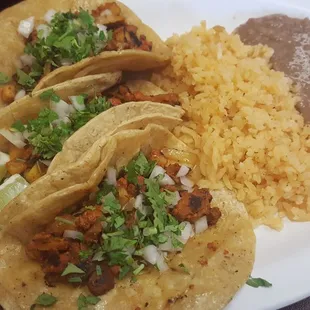 3 taco dinner (al pastor)