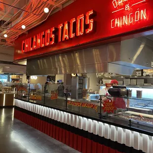 the interior of the restaurant