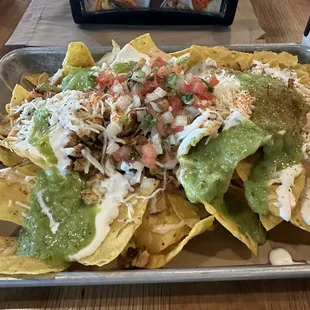 Chicken Nachos- delicious!