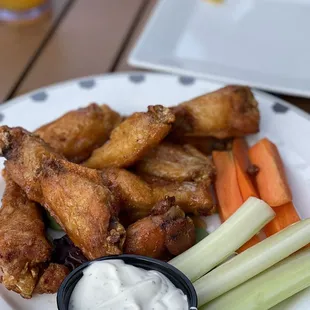 Honey old bay wings