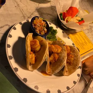Shrimp tacos