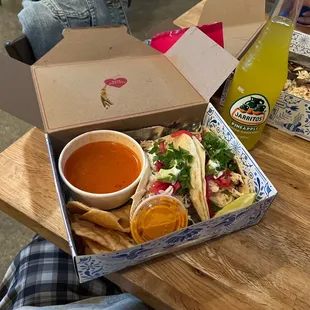 Monday Special: 2 tacos, soup, &amp; a drink