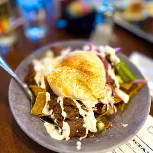 Build Your Own Chilaquiles w/ Birria (Green Salsa)