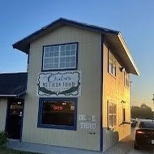 Outside restaurant drive thru