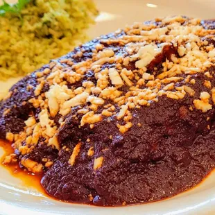 Mole Enchiladas!!