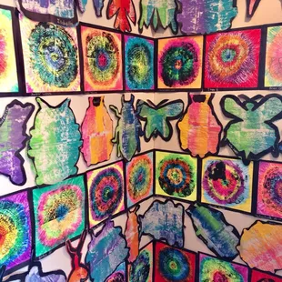 Art made by local elementary school children