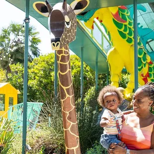 When you visit Fairyland, try to spot all the hidden giraffes around the park!