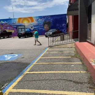 Private parking lot