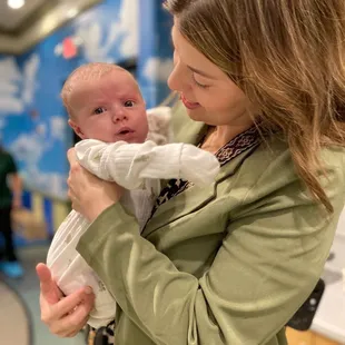 Dropping off our little one