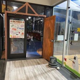 The entrance to our school age program.