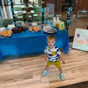 One of the many family events they hold this was donuts &amp; dudes