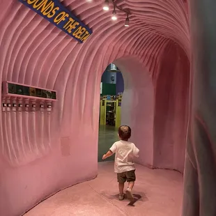 A bass mouth to walk through