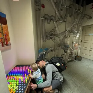 Light table and wind machine for scarves