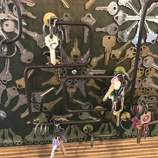 Wall of keys